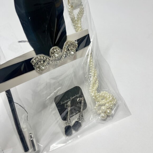 1920s Flapper Accessories Gatsby Costume Accessories Set - Picture 5 of 5